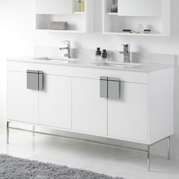 Lee 60" Double Bathroom Vanity Set & Reviews AllModern